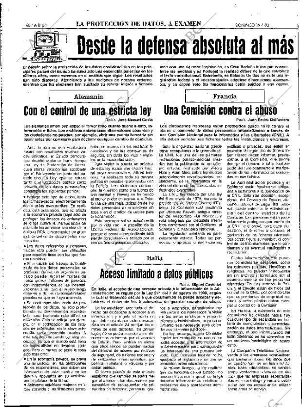 ABC MADRID 19-01-1992 página 68