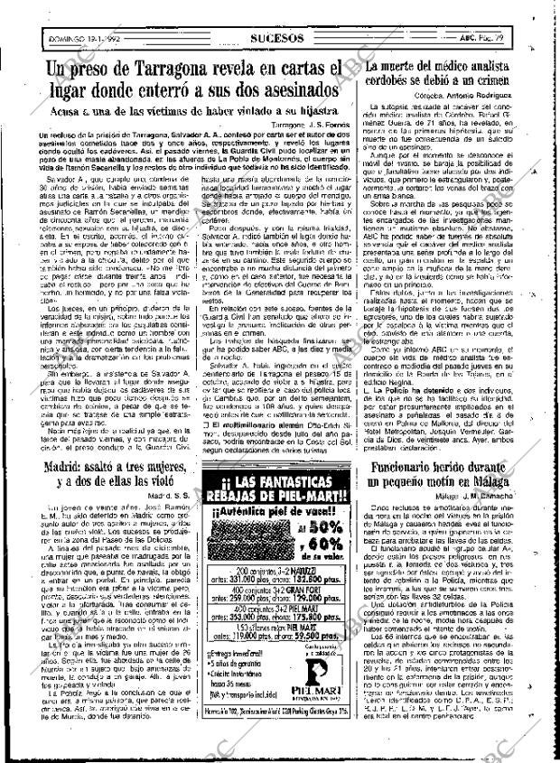 ABC MADRID 19-01-1992 página 79
