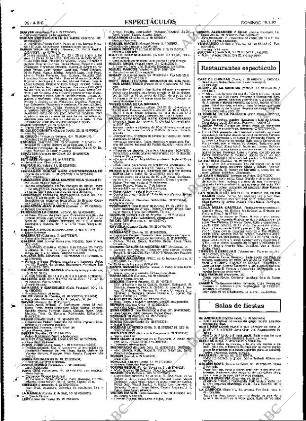 ABC MADRID 19-01-1992 página 96