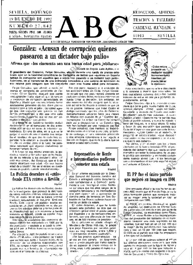 ABC SEVILLA 19-01-1992 página 15