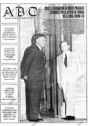 ABC MADRID 20-01-1992 página 1
