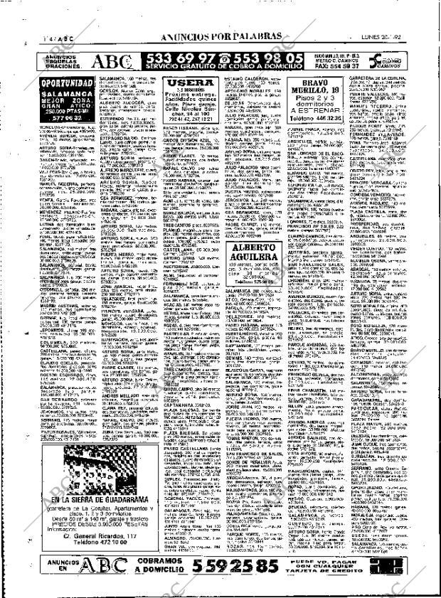ABC MADRID 20-01-1992 página 114