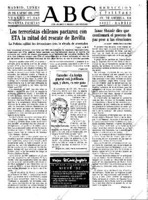 ABC MADRID 20-01-1992 página 17