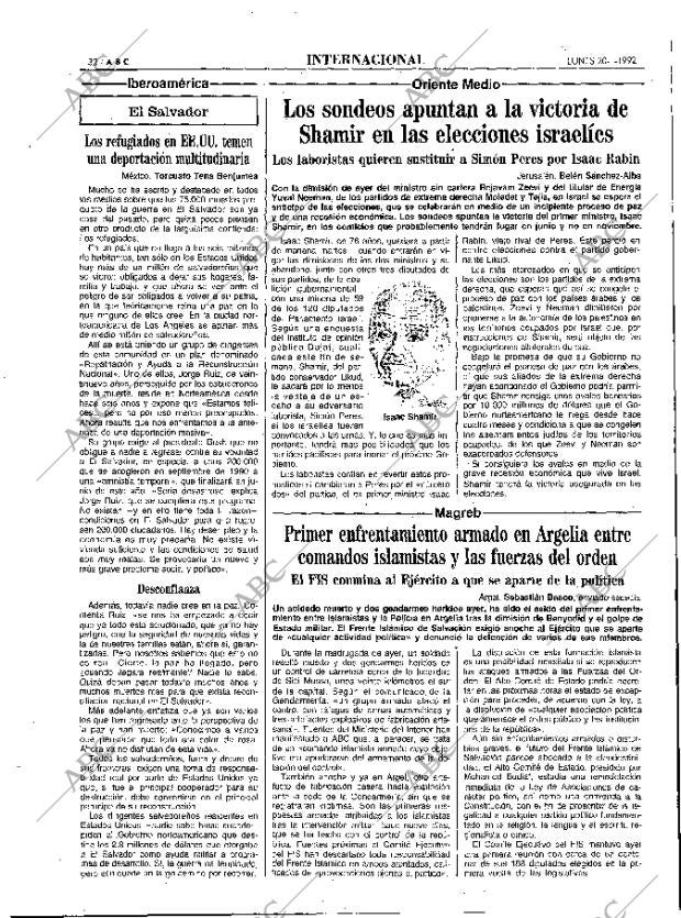 ABC MADRID 20-01-1992 página 32
