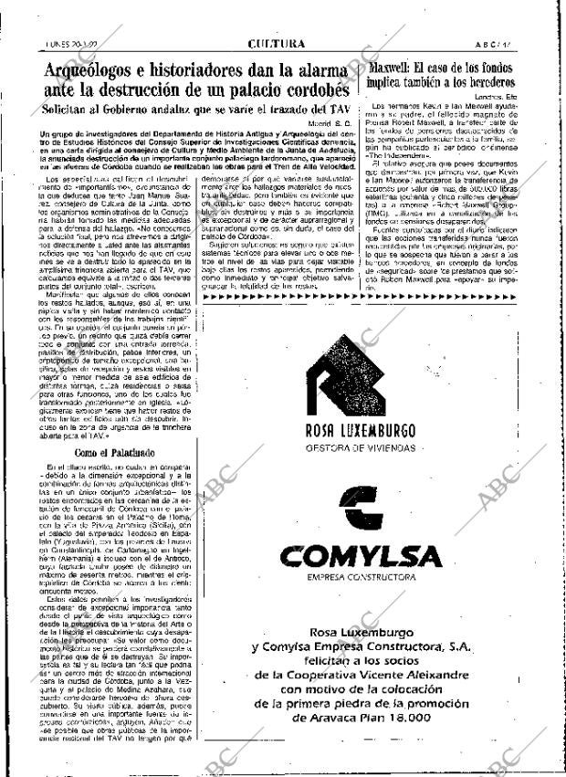ABC MADRID 20-01-1992 página 47