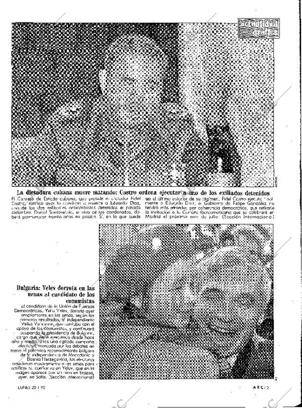 ABC MADRID 20-01-1992 página 5