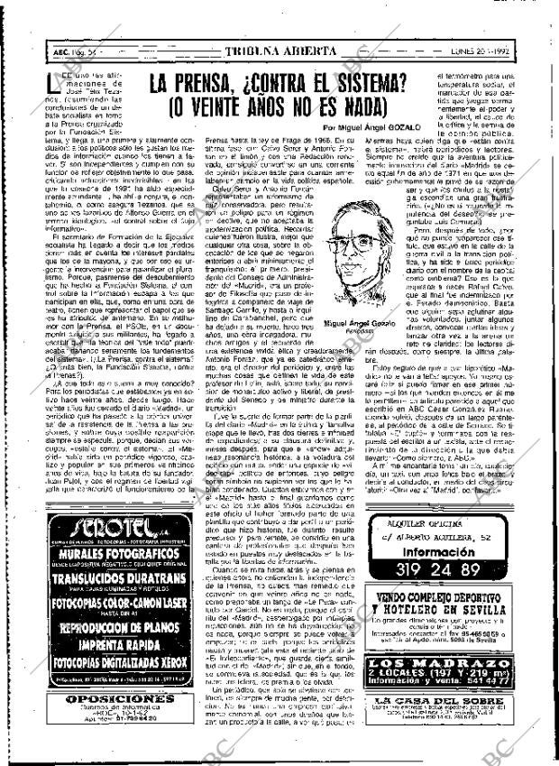 ABC MADRID 20-01-1992 página 54