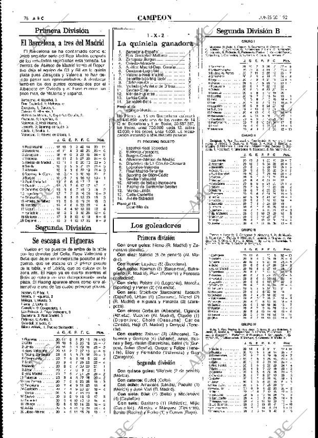 ABC MADRID 20-01-1992 página 76