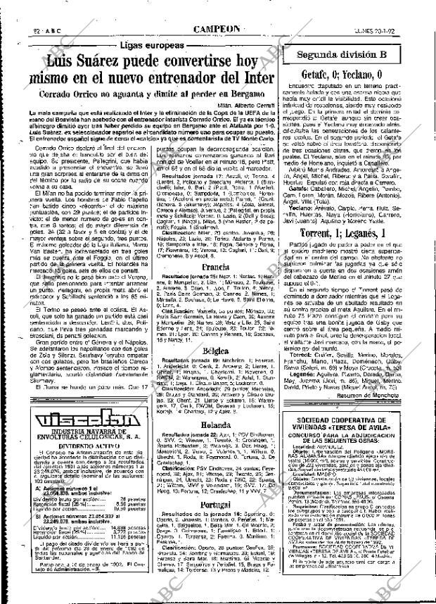 ABC MADRID 20-01-1992 página 82