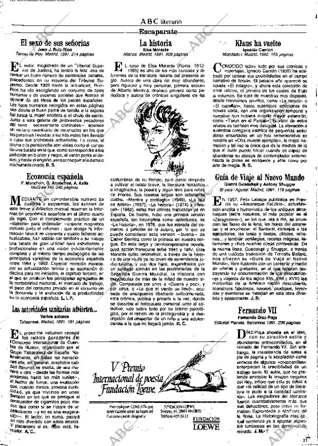 CULTURAL MADRID 24-01-1992 página 21