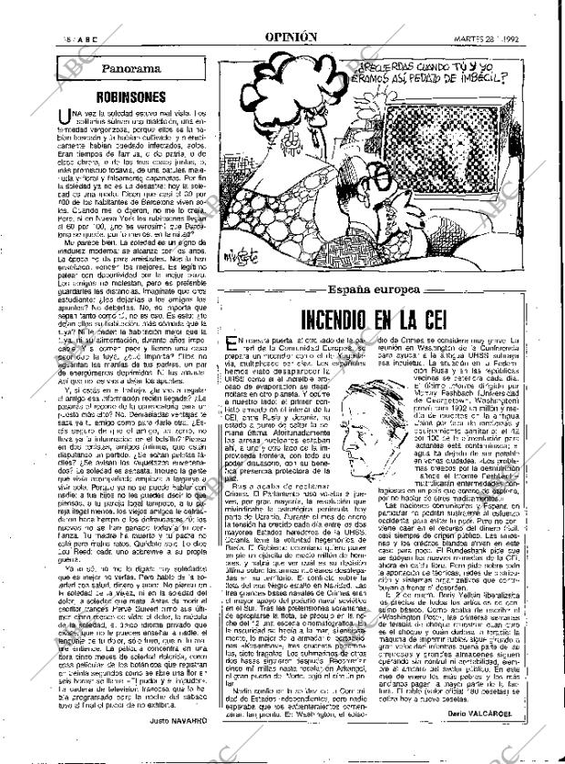 ABC MADRID 28-01-1992 página 18