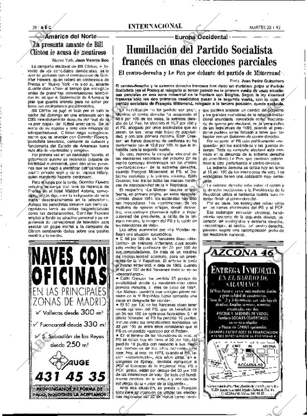 ABC MADRID 28-01-1992 página 28