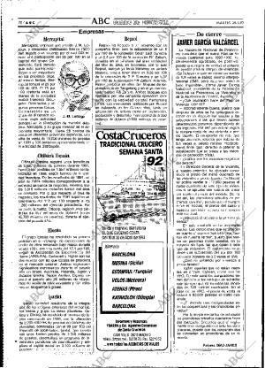 ABC MADRID 28-01-1992 página 76