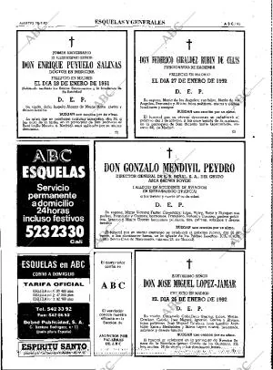 ABC MADRID 28-01-1992 página 93