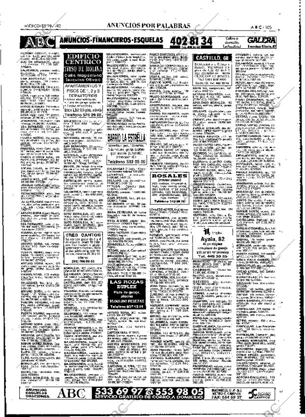 ABC MADRID 29-01-1992 página 105