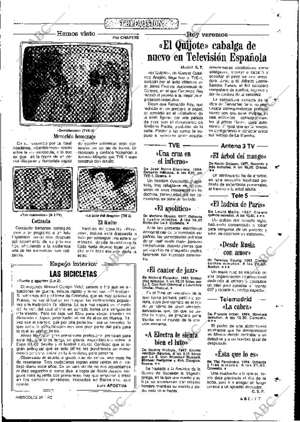 ABC MADRID 29-01-1992 página 117
