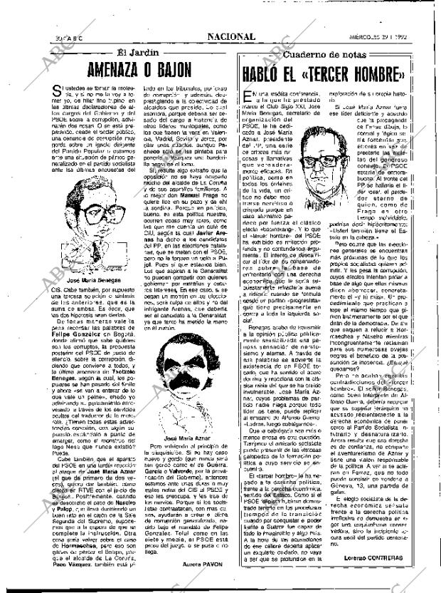 ABC MADRID 29-01-1992 página 30