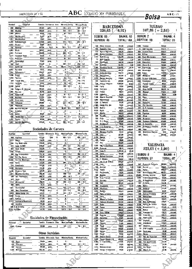 ABC MADRID 29-01-1992 página 71
