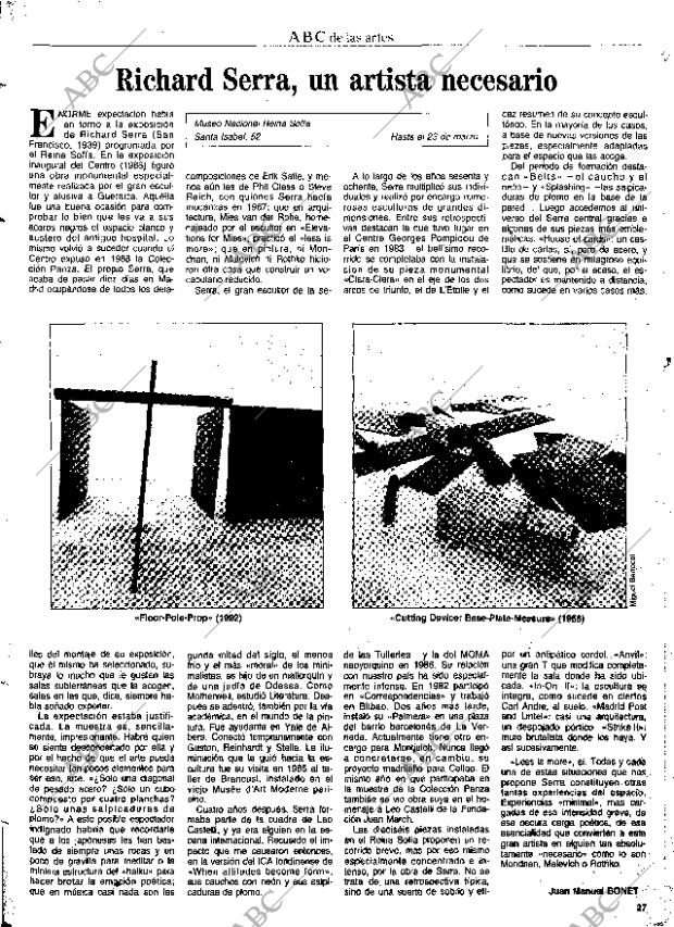 CULTURAL MADRID 31-01-1992 página 27