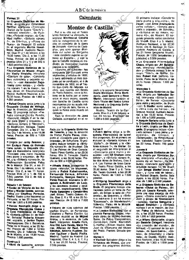 CULTURAL MADRID 31-01-1992 página 47