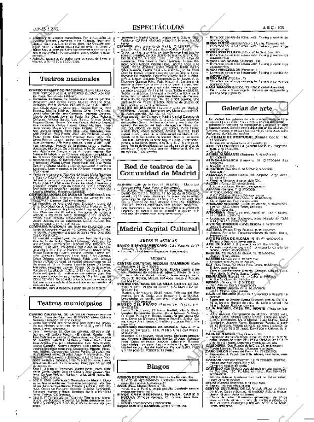 ABC MADRID 03-02-1992 página 105