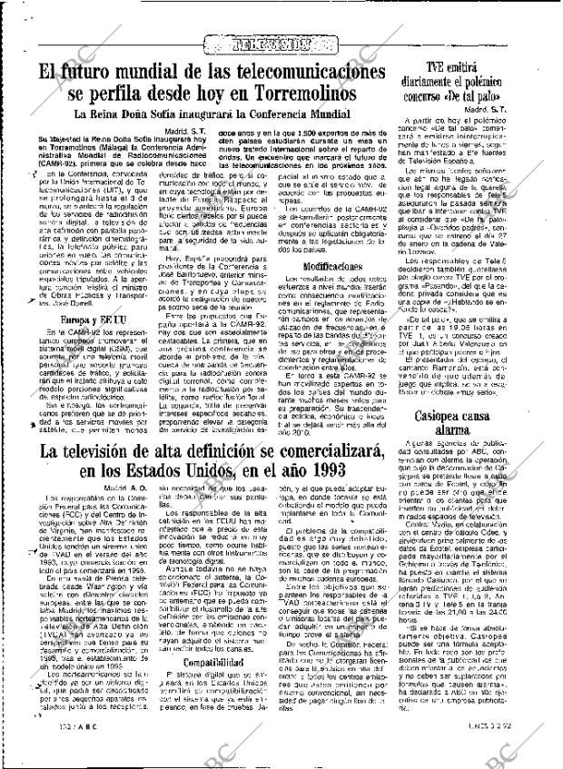ABC MADRID 03-02-1992 página 132