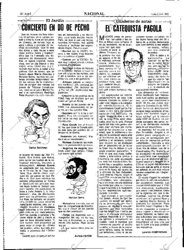 ABC MADRID 03-02-1992 página 28