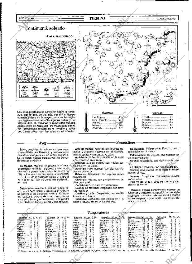 ABC MADRID 03-02-1992 página 46