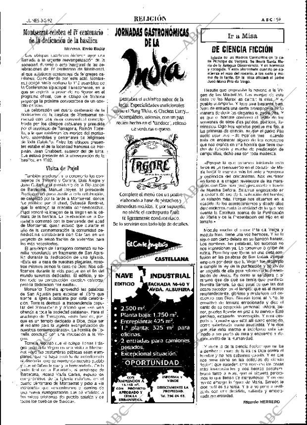 ABC MADRID 03-02-1992 página 59