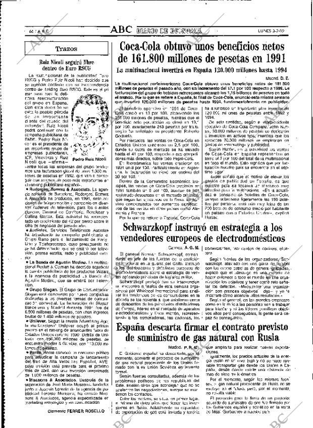 ABC MADRID 03-02-1992 página 66