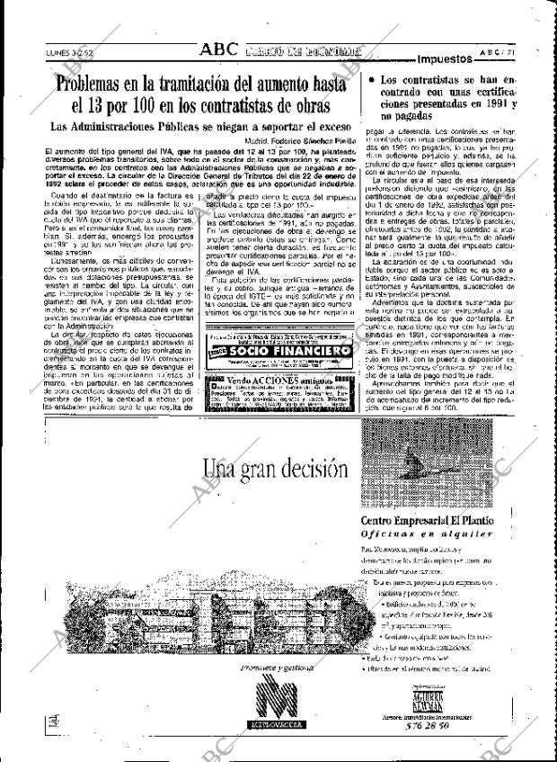 ABC MADRID 03-02-1992 página 71