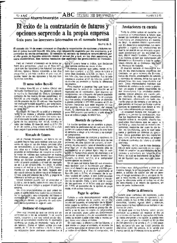 ABC MADRID 03-02-1992 página 72
