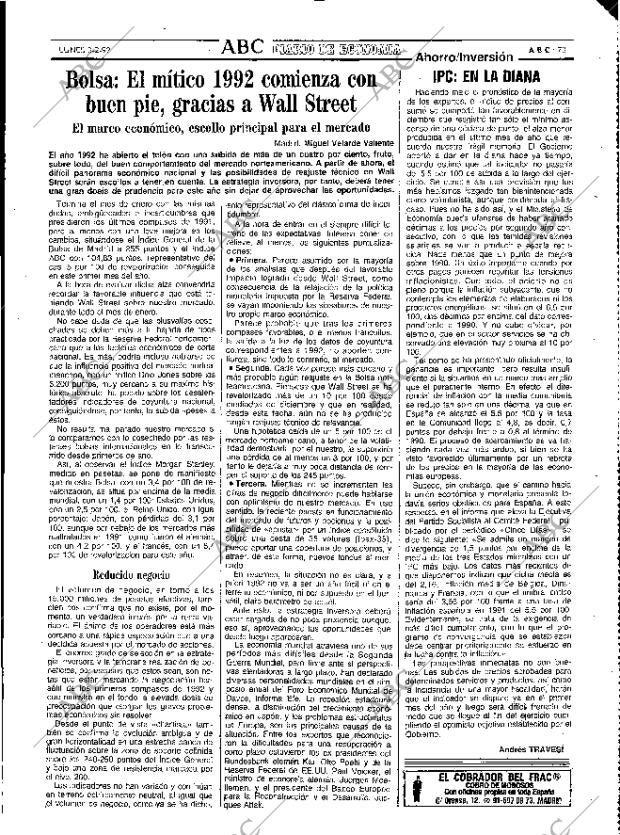 ABC MADRID 03-02-1992 página 73