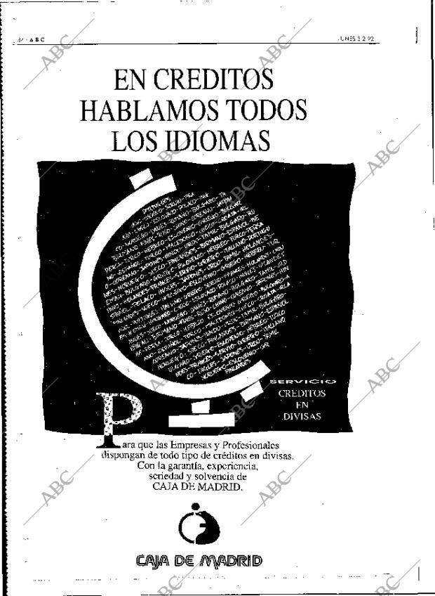 ABC MADRID 03-02-1992 página 84