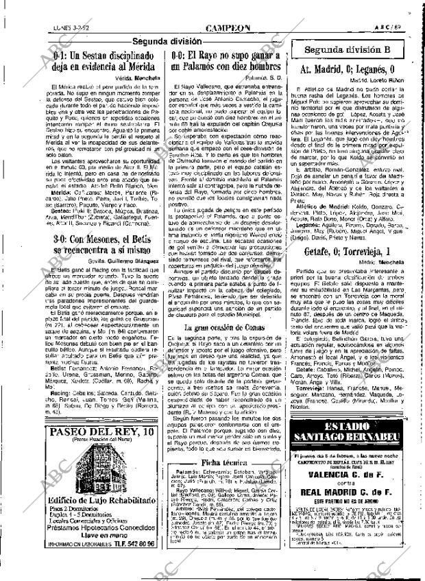 ABC MADRID 03-02-1992 página 89