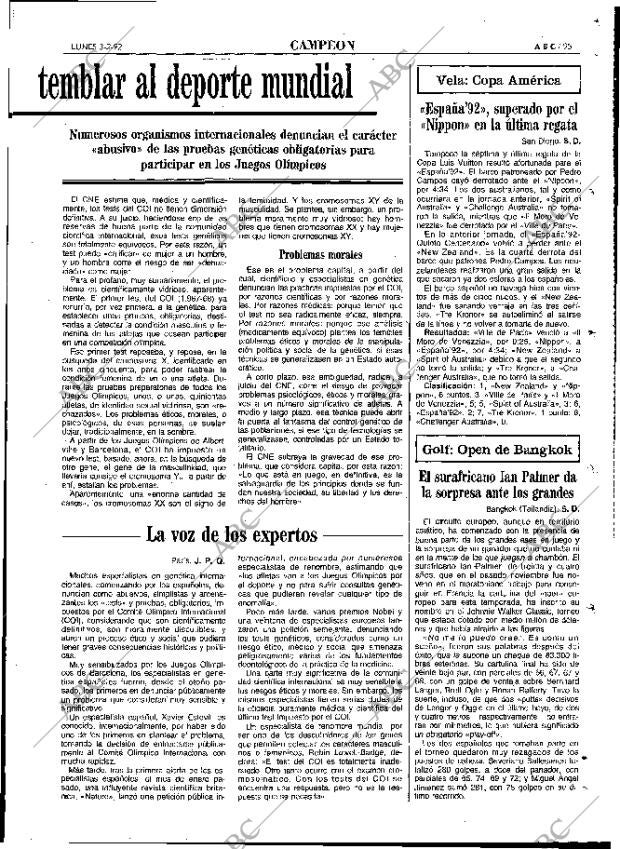 ABC MADRID 03-02-1992 página 95
