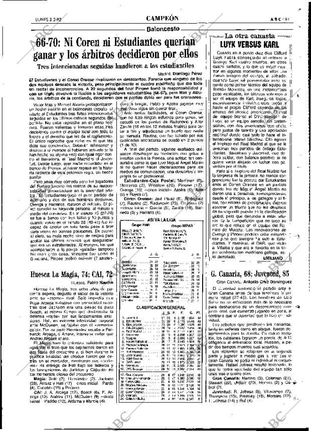 ABC MADRID 03-02-1992 página 97