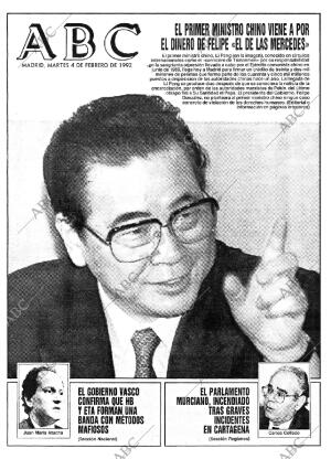 ABC MADRID 04-02-1992 página 1