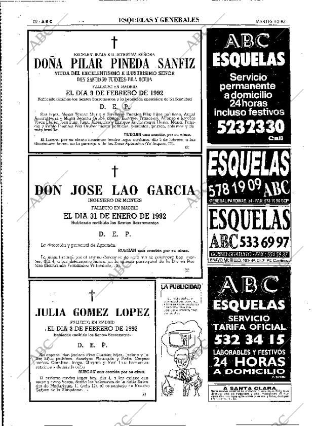 ABC MADRID 04-02-1992 página 102