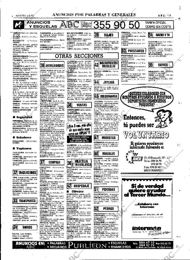 ABC MADRID 04-02-1992 página 119