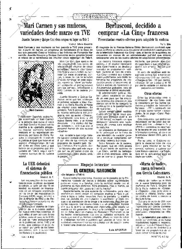 ABC MADRID 04-02-1992 página 124