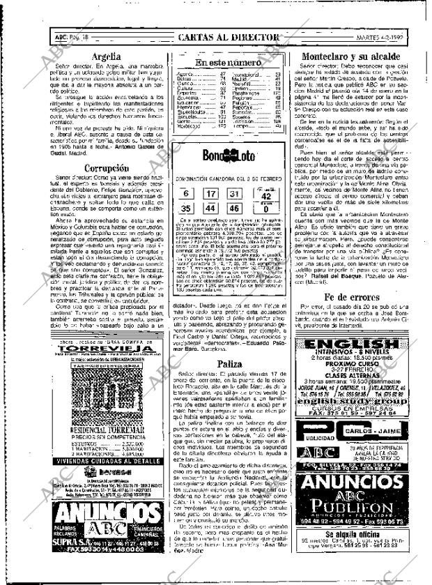 ABC MADRID 04-02-1992 página 18