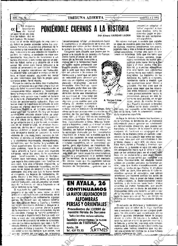 ABC MADRID 04-02-1992 página 66