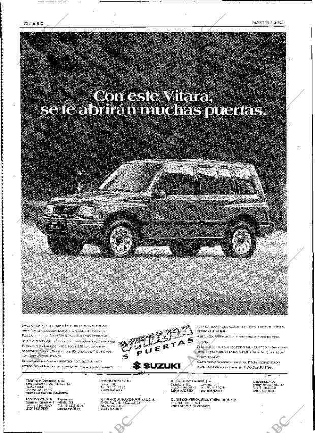 ABC MADRID 04-02-1992 página 70
