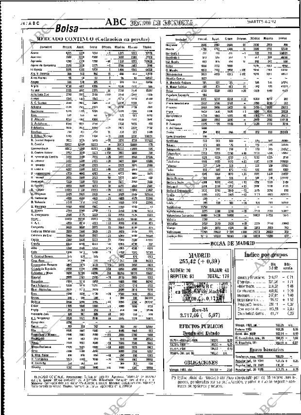 ABC MADRID 04-02-1992 página 74