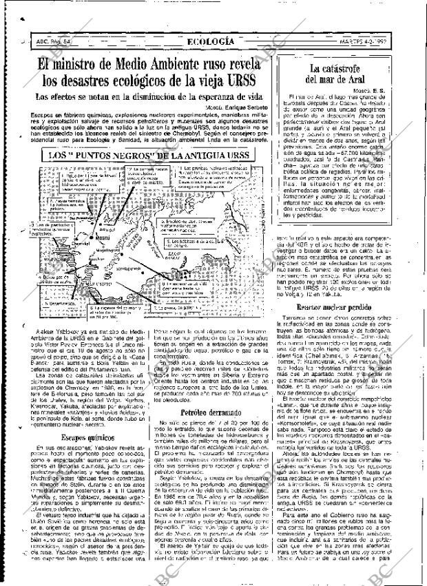 ABC MADRID 04-02-1992 página 84