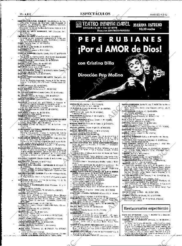 ABC MADRID 04-02-1992 página 98