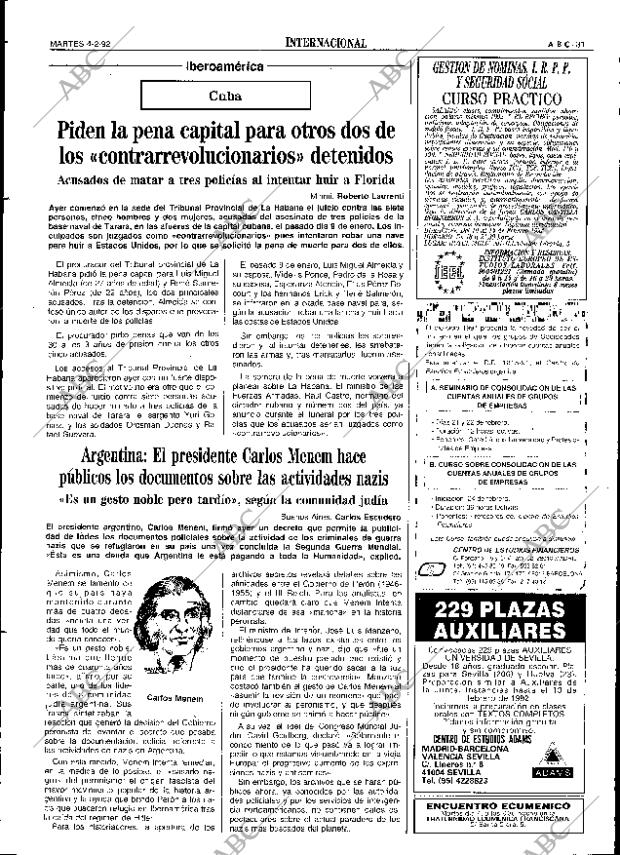ABC SEVILLA 04-02-1992 página 31