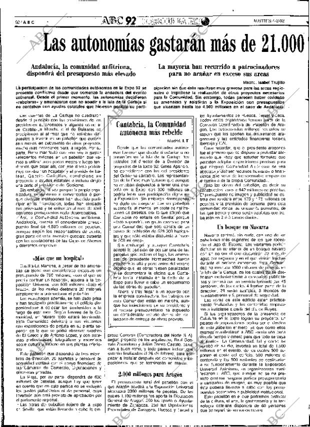 ABC SEVILLA 04-02-1992 página 52