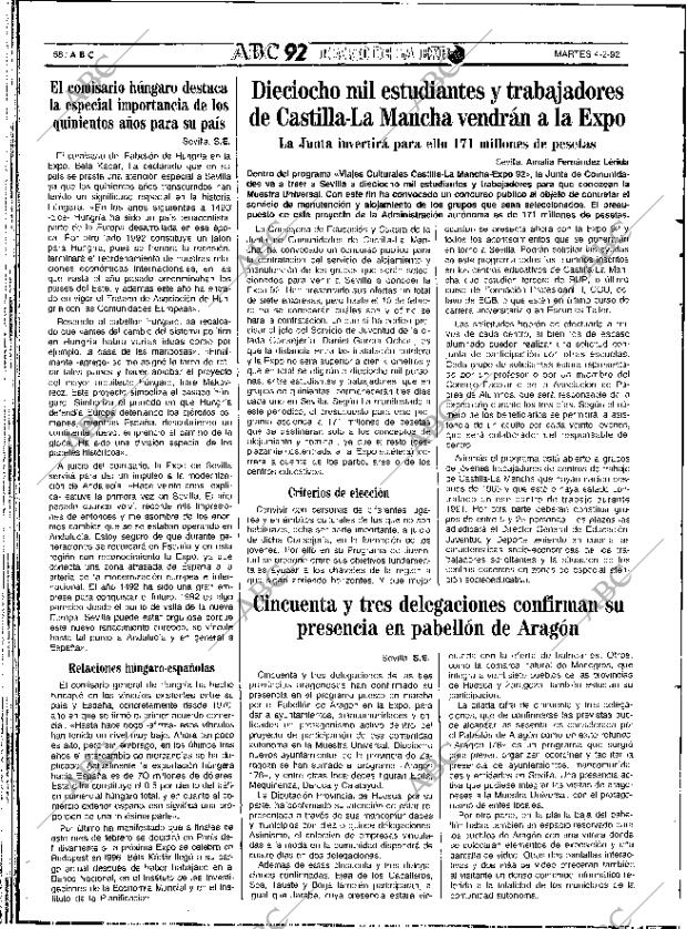 ABC SEVILLA 04-02-1992 página 58